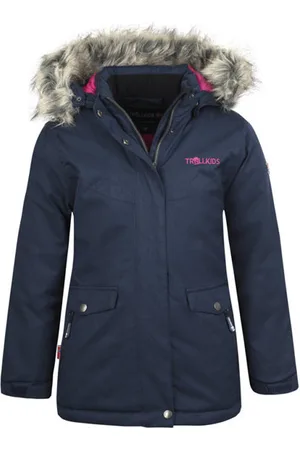 TROLLKIDS Girls Oslo Coat XTblank-spacegiacca trekking