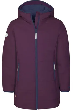 TROLLKIDS Girls Stavanger Coatblank-spacegiacca trekking
