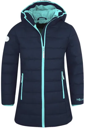 TROLLKIDS Girls Stavanger Coatblank-spacegiacca trekking