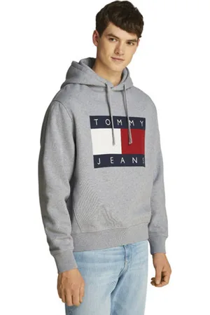 Tommy Hilfiger TJM Melange Flag Mblank-spacefelpa con cappuccio