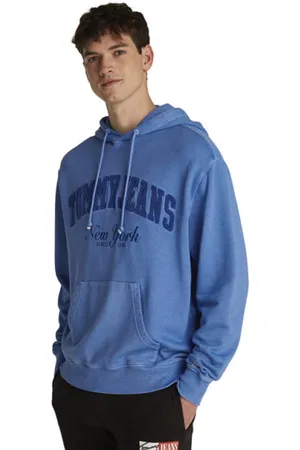 Tommy Hilfiger TJM Vintage Varsity Mblank-spacefelpa con cappuccio