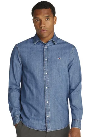 Tommy Hilfiger Camicia a maniche lungheblank-spaceuomo. Taglia S