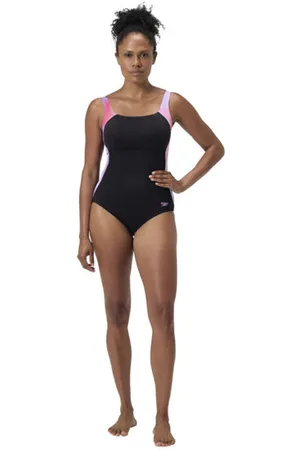 Speedo Shaping Luna Lustre Wblank-spacecostume intero