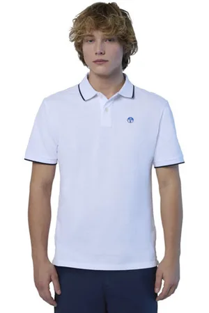 North Sails SS W/Graphic Mblank-spacepolo