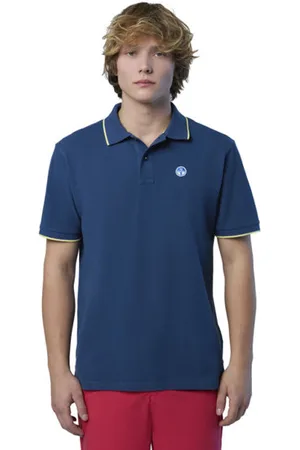 North Sails SS W/Graphic Mblank-spacepolo
