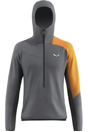 Salewa NXT Hybrid 1/2 Zip Mblank-spacefelpa con cappuccio