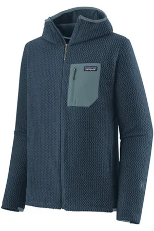 Patagonia R1 Full-Zipblank-spacefelpa in pile