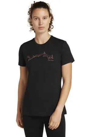 Icebreaker W Merino150 Tech Lite Airbourne Squirrelblank-spaceT-shirt