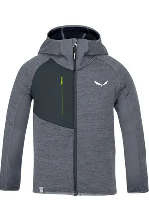 Salewa Puez Melange PLblank-spacefelpa in pile con cappuccio