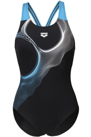 Arena Ripples Swimsuit V Back Bblank-spacecostume intero
