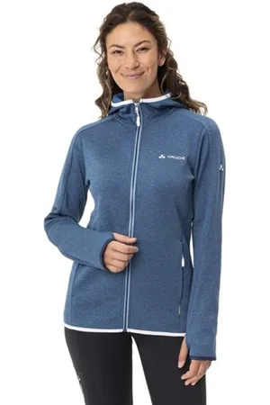 Vaude Wo Valsorda Fleece Hoodyblank-spacefelpa in pile