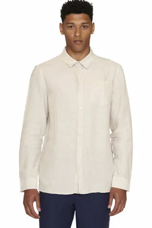 Knowledge Cotton Apparal Camicia maniche lunghe Mblank-spaceuomo. Taglia S