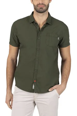 Timezone Camicia a maniche corteblank-spaceuomo. Taglia S