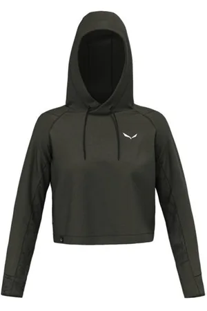 Salewa Lavaredo Hemp W Crop Hoodyblank-spacefelpa con cappuccio