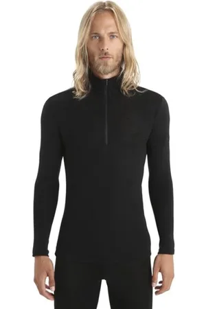 Icebreaker Merino 175 Everyday half zipblank-spacemaglietta tecnica manica lunga