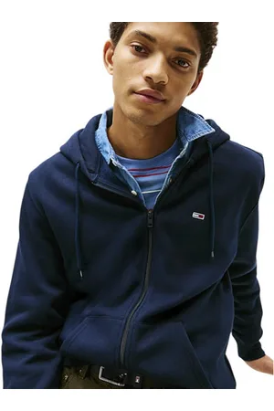 Tommy Hilfiger Flag Zip Mblank-spacefelpa con cappuccio