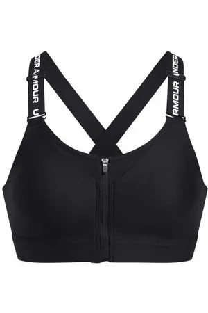 Under Armour Infinity High Zip Wblank-spacereggiseno sportivo alto sostegno