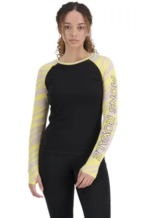 MONS ROYALE Bella Tech LSblank-spacemaglietta tecnica a maniche lunghe