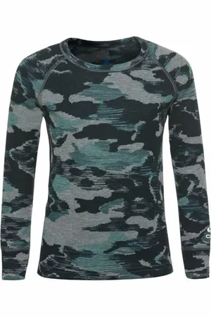 Odlo Top Crew Neck Activeblank-spacemaglietta tecnica a maniche lunghe