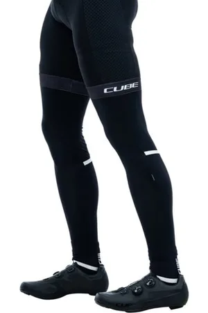 Cube Leg Warmersblank-spacegambali ciclismo. Taglia XS/S