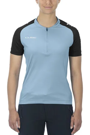 Cube ATX WS Half Zip CMPT S/Sblank-spacemaglia ciclismo