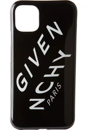 Givenchy Custodie per cellulare - Black Refracted Logo iPhone 11 Case