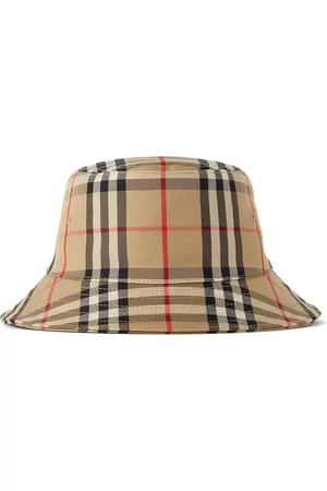Burberry Cappelli - Baby Beige Vintage Check Bucket Hat