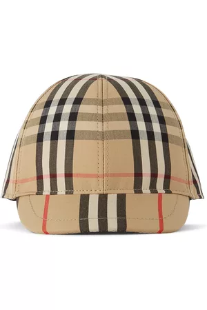 Burberry Cappelli con visiera - Baby Beige Vintage Check Baseball Cap