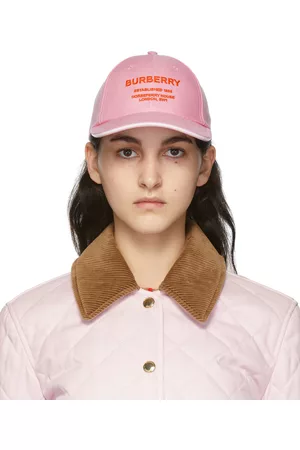 Burberry Donna Cappelli con visiera - Pink Horseferry Motif Baseball Cap