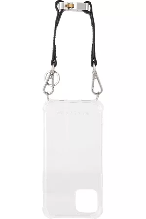1017 ALYX 9SM Custodie per cellulare - Transparent Small Leather Strap iPhone 11 Pro Case