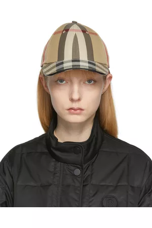 Burberry Donna Cappelli con visiera - Beige Giant Check Cap