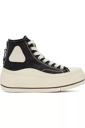 R13 Donna Sneakers - Black & White Kurt Sneakers