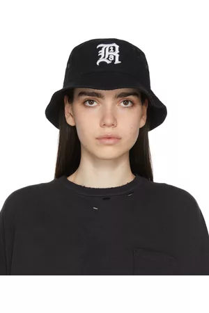 R13 Donna Cappello Bucket - Black Logo Bucket Hat
