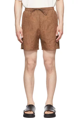 KURO Brown Paisley Shorts