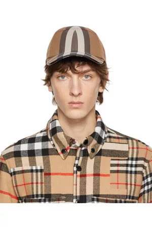 Burberry Brown Giant Check Cap