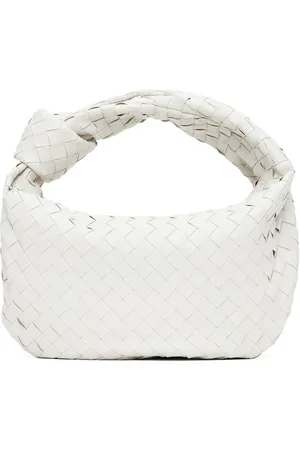 Bottega Veneta White Teen Jodie Bag