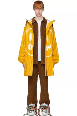 Drew House Uomo Giacche - SSENSE Exclusive Yellow Painted Mascot Coat