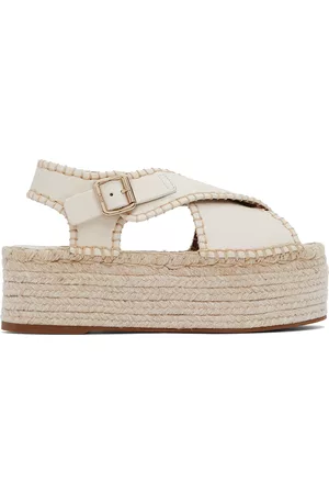 Chloé Donna Espadrillas - Off-White Lucinda Espadrilles