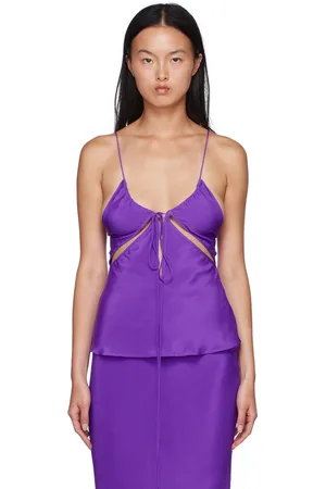 CHRISTOPHER ESBER Purple Triquetra Camisole