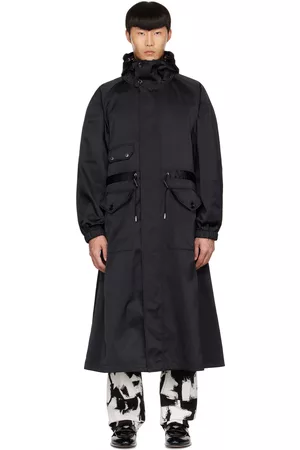 Alexander McQueen Uomo Giacche - Black Polyester Coat