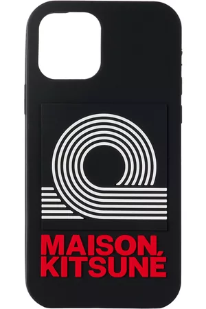 Maison Kitsuné Custodie per cellulare - Black Anthony Burrill Edition iPhone 12/12 Pro Case