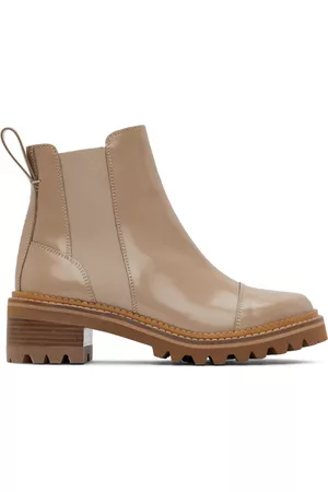 See by Chloé Donna Stivali - Beige Mallory Chelsea Boots