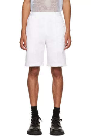 AMI Alexandre Mattiussi White Cotton Shorts