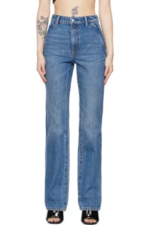 Alexander Wang Blue High-Rise Jeans