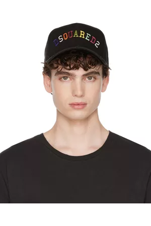 Dsquared2 Uomo Cappelli con visiera - Black Logo Cap
