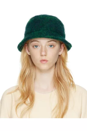 Marni Donna Cappello Bucket - Green Mohair & Alpaca Bucket Hat