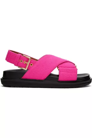 Marni Donna Sandali - Pink Fussbett Sandals