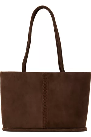 LEMELS Donna Shopper e tote bag - Brown Medium Shopper Shoulder Bag