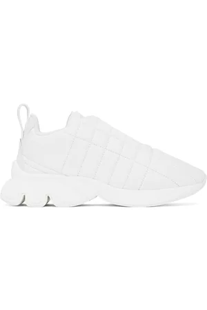 Burberry Donna Sneakers - White Quilted Leather Sneakers