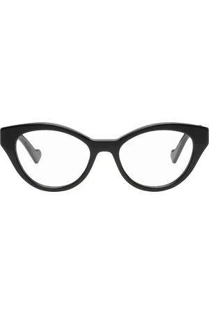 Gucci Black Oval GG Glasses